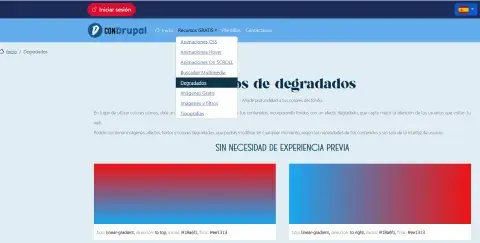muestras degradados | www.condrupal.com