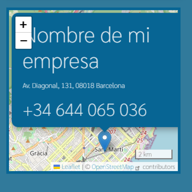 mapa y tarjeta | www.condrupal.com